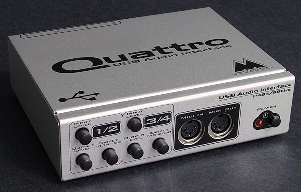 open zoom image for MAudio Audiosport Quattro 4x4 USB Audio/MIDI Interface, Main