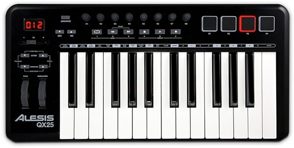 open zoom image for Alesis QX25 USB MIDI Keyboard Controller (25-Key), Main