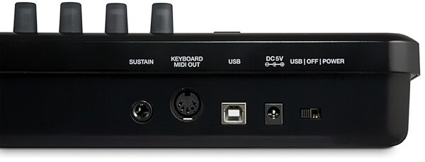 open zoom image for Alesis QX25 USB MIDI Keyboard Controller (25-Key), Rear