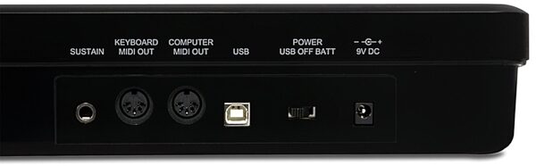 open zoom image for Alesis QX61 Advanced MIDI Keyboard Controller (61-Key), Rear