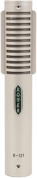 open zoom image for Royer Labs R-121 Dynamic Passive Ribbon Microphone, Single Microphone, Bundle with RSM-SS1 Sling-Shockmount, Action Position Back