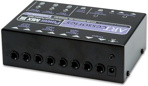 open zoom image for ART PowerMIX III 3-Channel Mini Stereo Line Mixer, New, Action Position Back