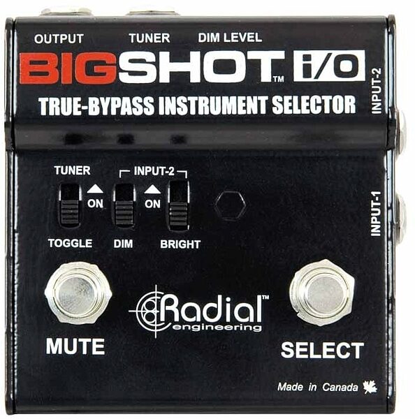 open zoom image for Radial Big Shot IO True Bypass Selector with Level Control, Main