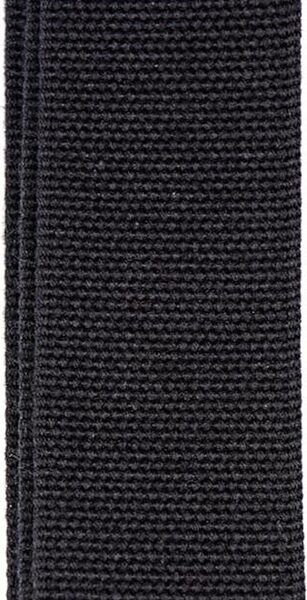 open zoom image for Reunion Blues Merino Wool Guitar Strap, Black, RBS-29, Action Position Back
