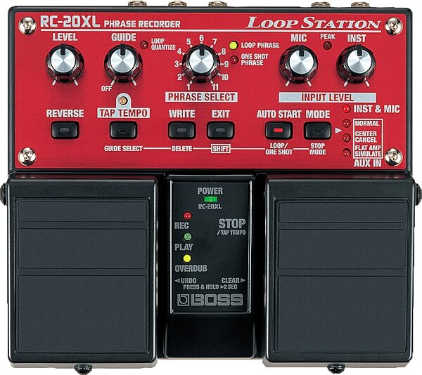 open zoom image for Boss RC-20XL Loop Station Pedal with 16-Minute Sampling, Main