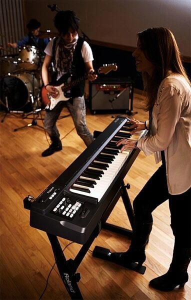 open zoom image for Roland RD-64 Portable Digital Piano, Glamour View on Stage