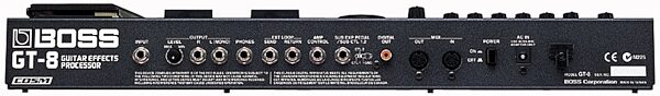 open zoom image for Boss GT-8 Guitar Multi-Effects Pedal, Rear