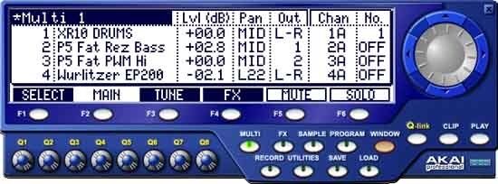 open zoom image for Akai Z4 64-Voice 24-Bit/96kHz Rackmount Sampler, Remote Panel