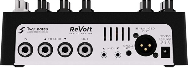 open zoom image for Two Notes ReVolt Bass 3-Channel Analog Amp Simulator Preamp Pedal, New, Action Position Back