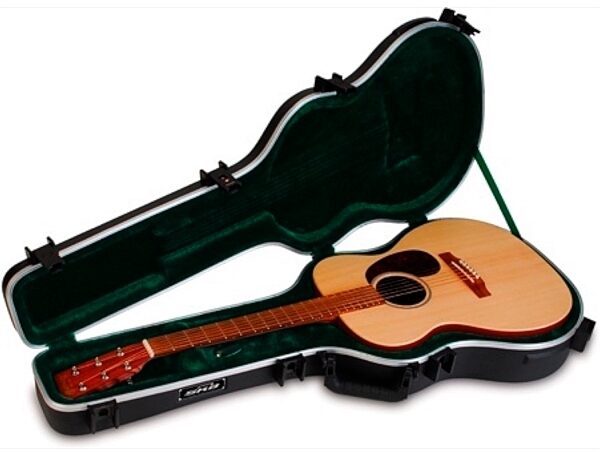 open zoom image for SKB 000 Sized Acoustic Guitar Case, 1SKB-000, Alt--SKB-000-open