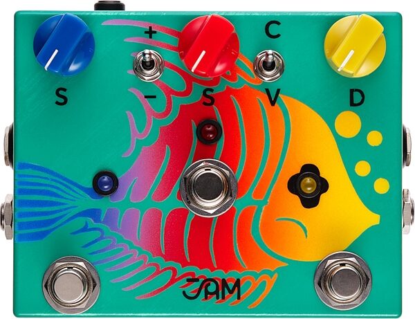 open zoom image for JAM Pedals RipplyFall Chorus Vibrato Phaser Pedal, New, Action Position Back