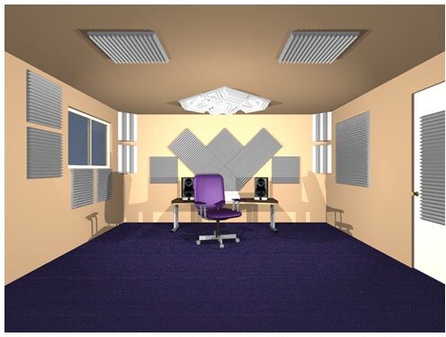 open zoom image for Auralex Deluxe Plus Roominator Kit ROOMDLXPLUS, Installed, Mix Position