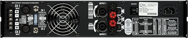 open zoom image for QSC RMX 850 Power Amplifier (430 Watts), Rear