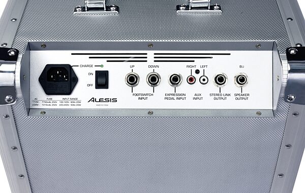 open zoom image for Alesis RoadFire 15 Battery-Operated Guitar Amplifier with DSP (15 Watts, 1x8 in.), Back