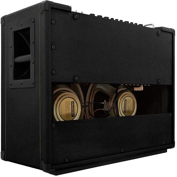 open zoom image for Orange Rockerverb 50 MkIII Neo Guitar Combo Amplifier (50 Watts, 2x12"), Black, Back Angle