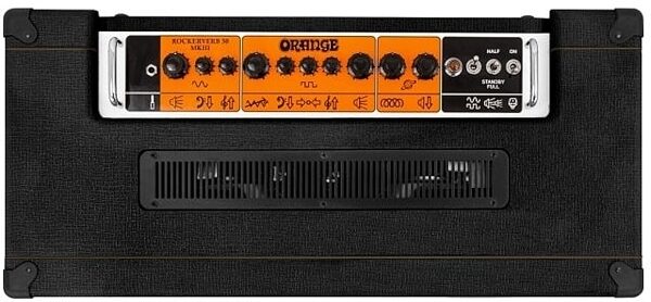 open zoom image for Orange Rockerverb 50 MkIII Neo Guitar Combo Amplifier (50 Watts, 2x12"), Black, Top