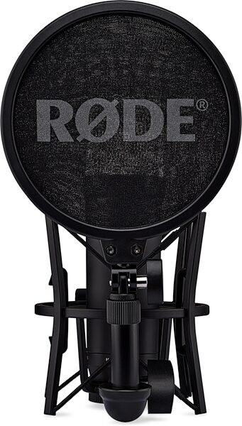 open zoom image for Rode NT1 5th Generation Hybrid XLR/USB Condenser Microphone, Black, Action Position Back