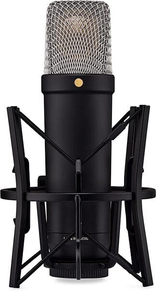 open zoom image for Rode NT1 5th Generation Hybrid XLR/USB Condenser Microphone, Black, Action Position Back