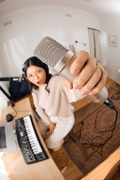 open zoom image for Rode NT1-A Studio Condenser Microphone, In Use
