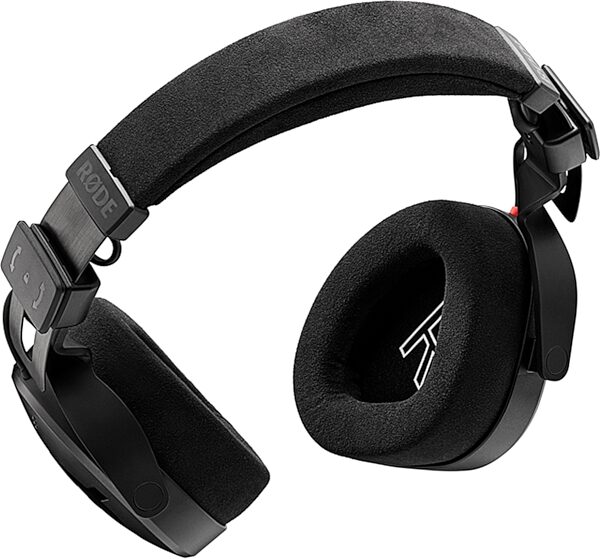 open zoom image for Rode NTH-100 Over-Ear Monitor Headphones, Black, Action Position Back
