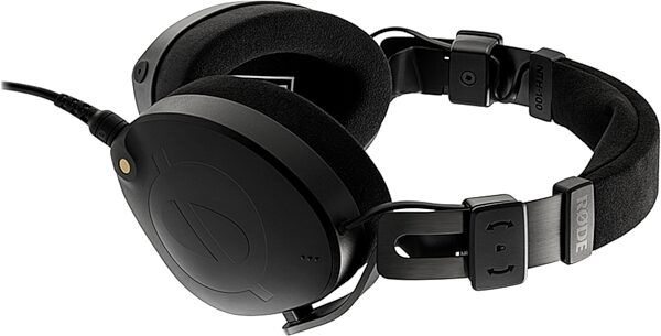 open zoom image for Rode NTH-100 Over-Ear Monitor Headphones, Black, Action Position Back