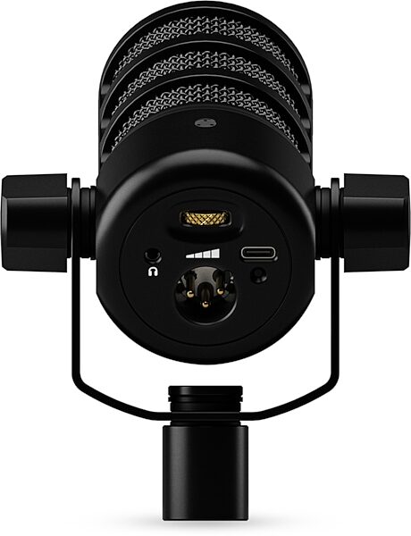 open zoom image for Rode PodMic USB Ultraversatile Dynamic USB + XLR Microphone, Black, Action Position Back