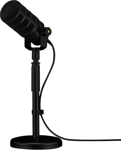 open zoom image for Rode PodMic USB Ultraversatile Dynamic USB + XLR Microphone, Black, Action Position Back
