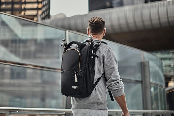 open zoom image for Rode Backpack for the RODECaster Pro II, New, Action Position Back