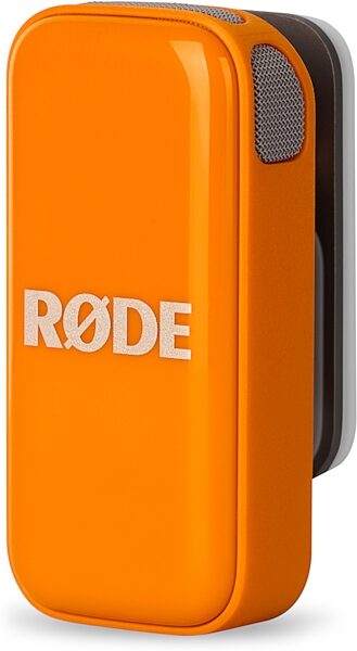 open zoom image for Rode Wireless Micro USB-C Compact Wireless Microphone System, Orange, Action Position Back