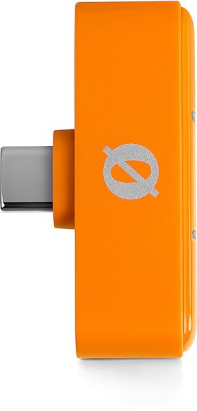open zoom image for Rode Wireless Micro USB-C Compact Wireless Microphone System, Orange, Action Position Back