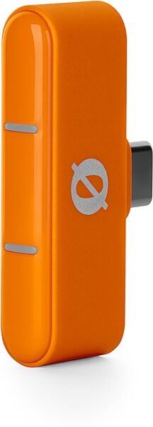 open zoom image for Rode Wireless Micro USB-C Compact Wireless Microphone System, Orange, Action Position Back