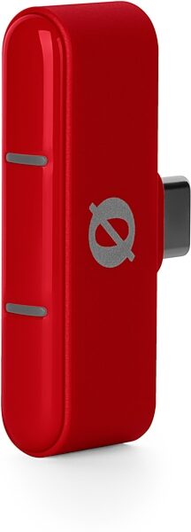 open zoom image for Rode Wireless Micro USB-C Compact Wireless Microphone System, Red, Open Box (Like New), Action Position Back