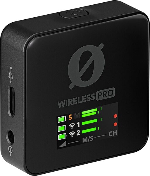 open zoom image for Rode Wireless PRO Dual-Channel Wireless Microphone + Recording System, New, RX Angle