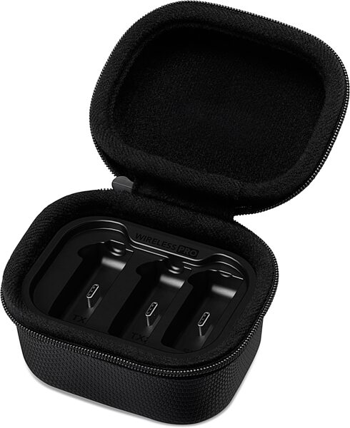 open zoom image for Rode Wireless PRO Dual-Channel Wireless Microphone + Recording System, New, Case Open