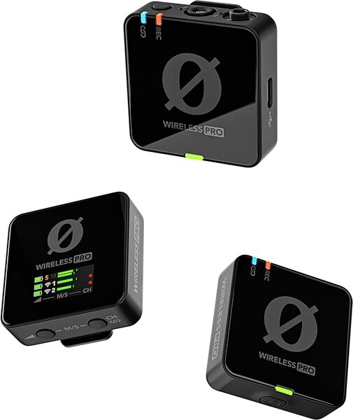 open zoom image for Rode Wireless PRO Dual-Channel Wireless Microphone + Recording System, New, Action Position Back