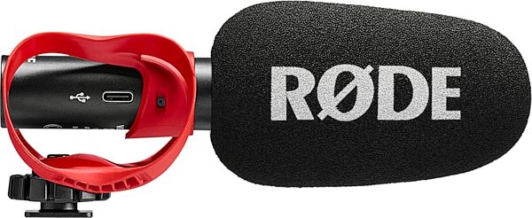 open zoom image for Rode VideoMic GO II Lightweight Camera Microphone, With Helix Isolation Mount, Action Position Back