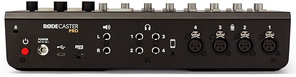 open zoom image for Rode RODECaster Pro Podcast Production Console, Back
