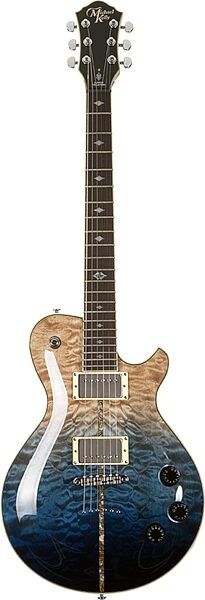 open zoom image for Michael Kelly Mod Shop Patriot Instinct Electric Guitar, Bare Knuckle, Pau Ferro Fingerboard, Blue Fade, Open Box (Very Good), Main