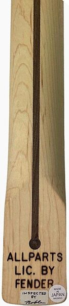 open zoom image for Allparts 21-Fret Rosewood Stratocaster Neck, SRO-C-MOD, Action Position Back