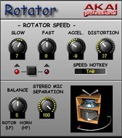open zoom image for Akai Rotator VST Plug-In Software, Main