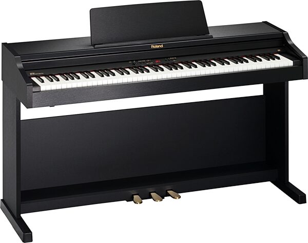 open zoom image for Roland RP-301 Digital Home Piano with Stand, Satin Black