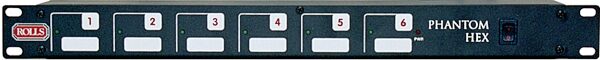 open zoom image for Rolls RPB623 6-Channel Rackmount Phantom Power Supply, Main