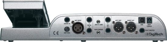open zoom image for DigiTech RPX400 Guitar Multi-Effects Pedal, Rear