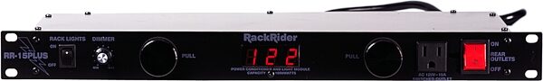 open zoom image for Furman Rackrider RR15PLUS with Lights and Volt Meter, Main