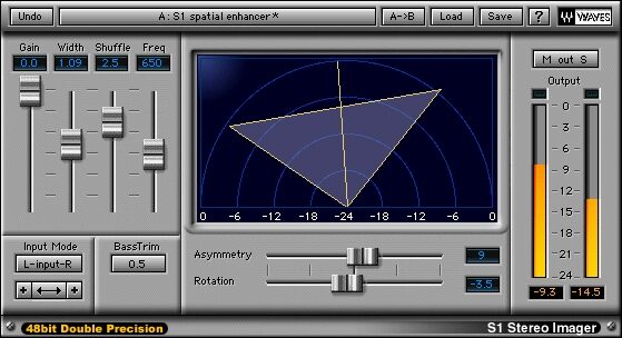 open zoom image for Waves Native Gold Bundle (Windows and Macintosh), S1 Stereo Imager