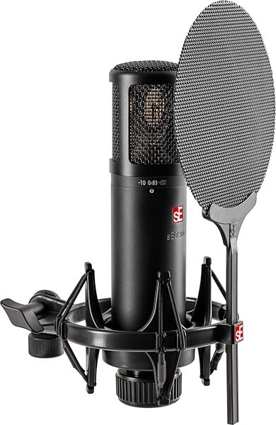 open zoom image for sE Electronics sE2300 Multi-Pattern Condenser Microphone, Open Box (Like New), Action Position Front