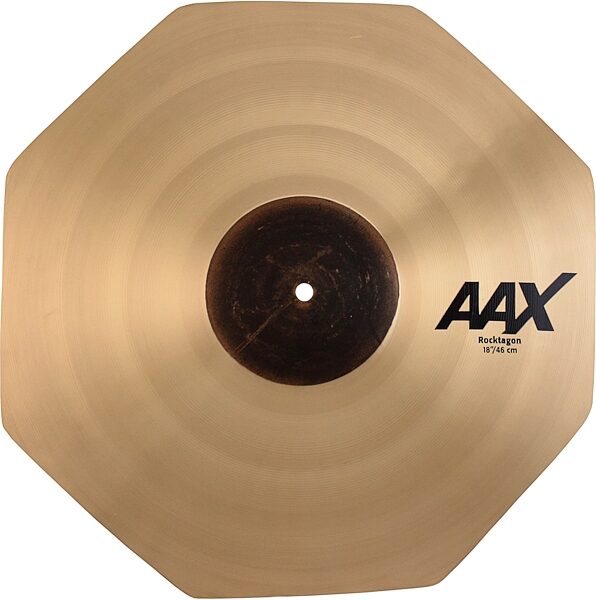 open zoom image for Sabian AAX Rocktagon Crash Cymbal, 18 inch, Action Position Back
