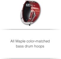 open zoom image for Mapex SW5225 Saturn Pro Series 5-Piece Fusion Drum Kit, Bass Drum Hoops