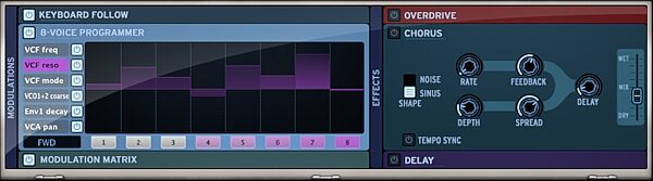 open zoom image for Arturia Oberheim SEM V Software Synthesizer, Screenshot 1