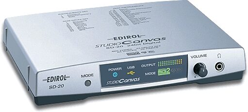 open zoom image for Edirol SD20 Studio Canvas USB/Serial/MIDI Module, Main